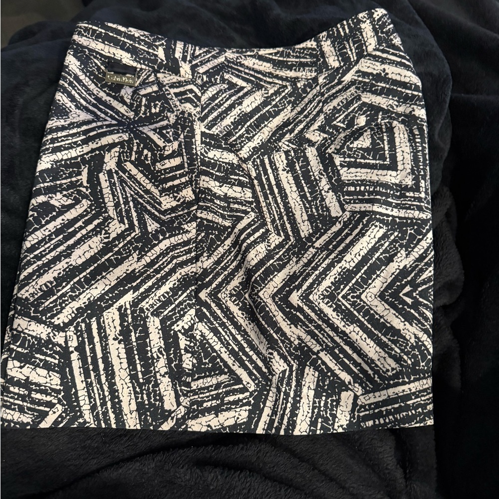 Calvin Klein Geometric Black and White Shorts